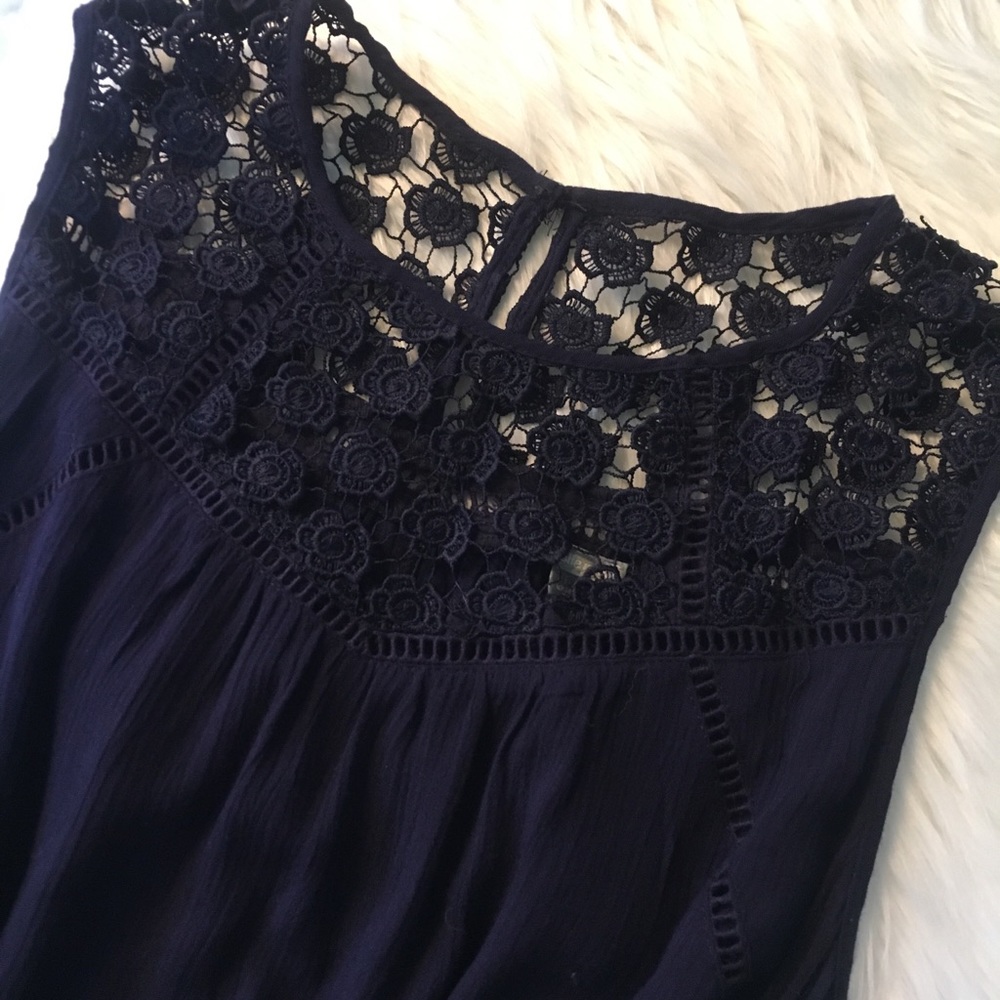 Navy Blouse